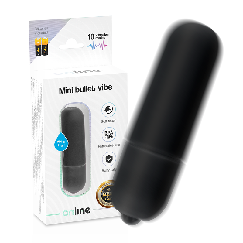 Online Mini Bullet Vibe Black | Niks.fi verkkokauppa