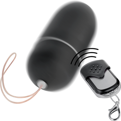Online Remote Control Vibrating Egg L Black | Niks.fi verkkokauppa