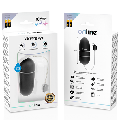 Online Waterproof Vibrating Egg Black | Niks.fi verkkokauppa