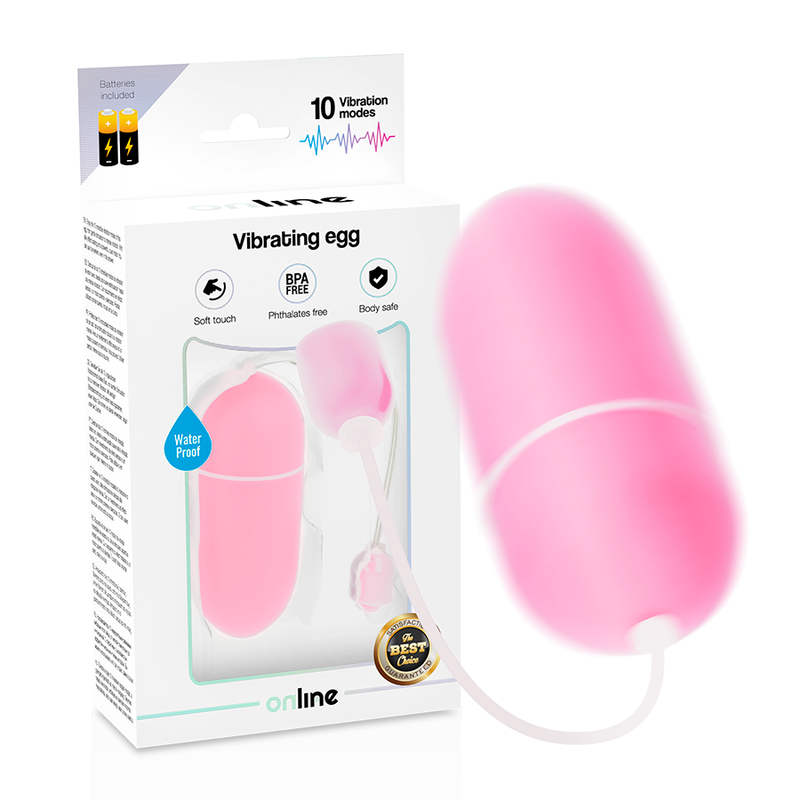 Online Waterproof Vibrating Egg Pink | Niks.fi verkkokauppa