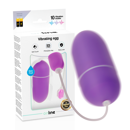 Online Waterproof Vibrating Egg Purple | Niks.fi verkkokauppa