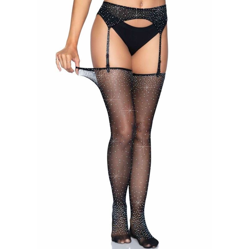 Leg Avenue Garter Belt And Stockings Set One Size | Niks.fi verkkokauppa