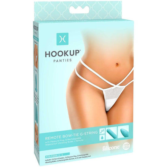 Hook Up Panties Remote Bow-Tie G-String Size S/L | Niks.fi verkkokauppa