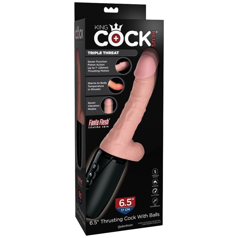 King Cock Plus Triple Threat Light Skin Tone | Niks.fi verkkokauppa