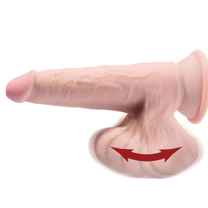 King Cock Plus 3D Dildo Swinging Balls 24.5 Cm Light Skin | Niks.fi verkkokauppa