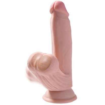 King Cock Plus 3D Dildo Swinging Balls 15.2 Cm Light Skin | Niks.fi verkkokauppa