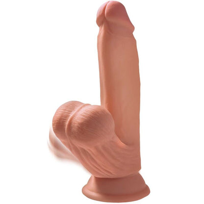 King Cock Plus 3D Dildo Swinging Balls 15.2 Cm | Niks.fi verkkokauppa