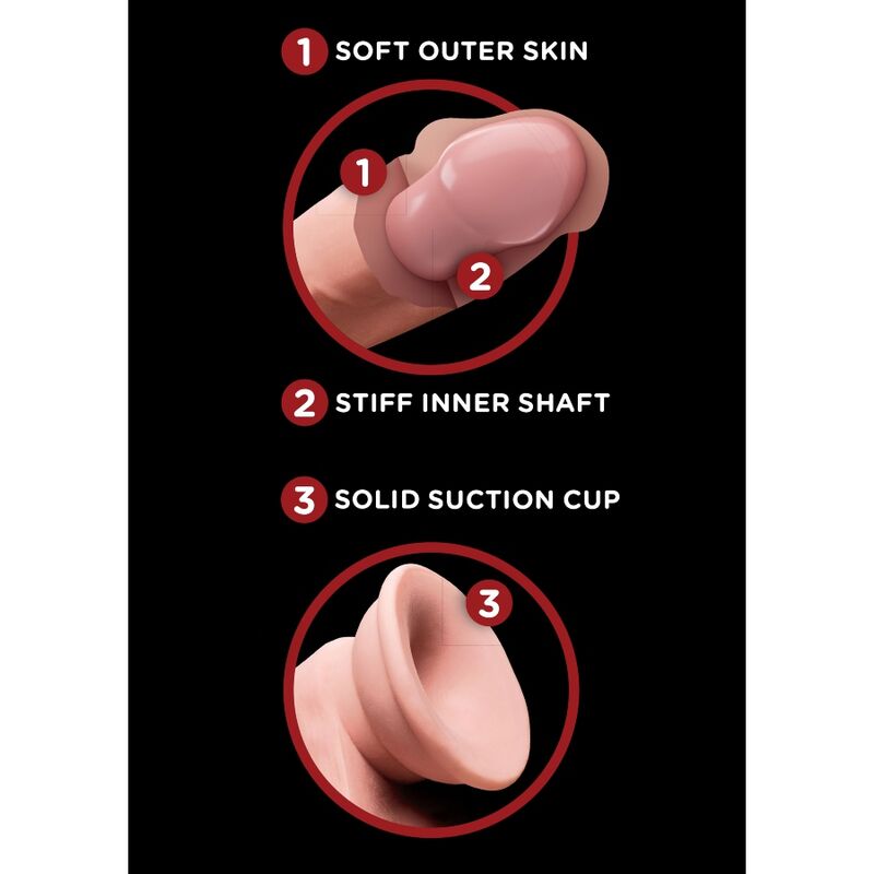 King Cock Plus 3D Dildo Swinging Balls 20.3 Cm | Niks.fi verkkokauppa