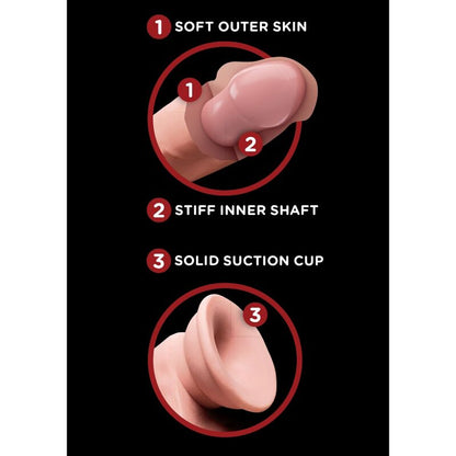 King Cock Plus 3D Dildo Swinging Balls 12.7 Cm | Niks.fi verkkokauppa