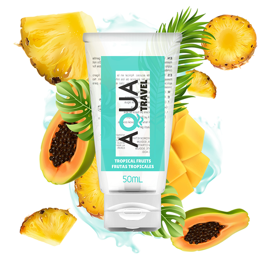 Aqua Travel Flavour Waterbased Lubricant Tropical Fruits 50 Ml | Niks.fi verkkokauppa