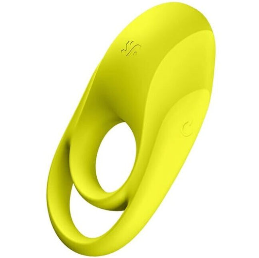 Satisfyer Spectacular Duo Ring Vibrator Yellow | Niks.fi verkkokauppa