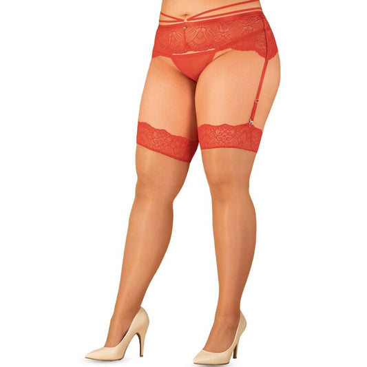 Obsessive Loventy Stockings Xxl/Xxxl | Niks.fi verkkokauppa