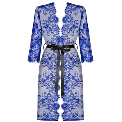 Obsessive Cobaltess Peignoir L/Xl | Niks.fi verkkokauppa