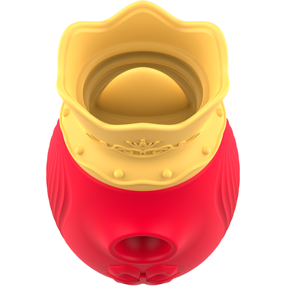 Intense Clit Stimulator 10 Licking And Suction Frequencies Red | Niks.fi verkkokauppa