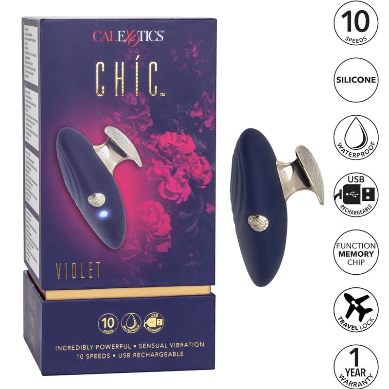 Calexotics Chic Violet Stimmulator 10 Speeds | Niks.fi verkkokauppa