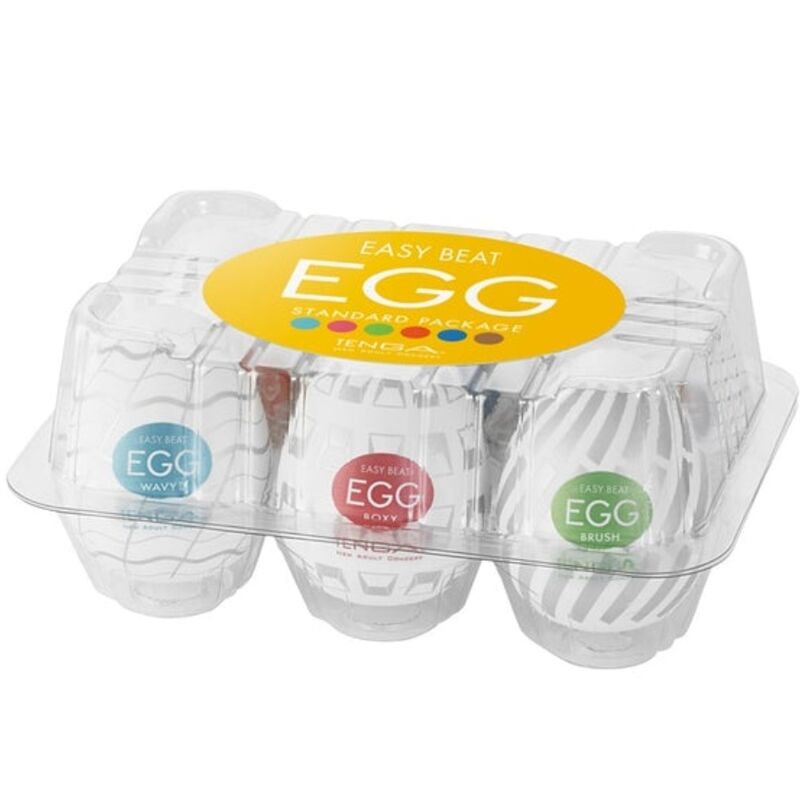 Tenga Easy Beat Masturbator Egg Pack 6 Units | Niks.fi verkkokauppa