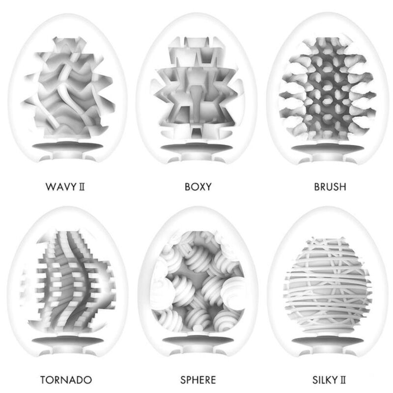 Tenga Easy Beat Masturbator Egg Pack 6 Units | Niks.fi verkkokauppa