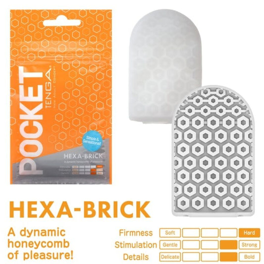 Tenga Hexa Brick Masturbator Pocket | Niks.fi verkkokauppa