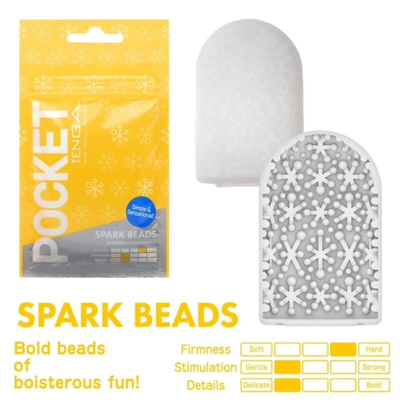 Tenga Spark Beards Pocket Masturbator | Niks.fi verkkokauppa