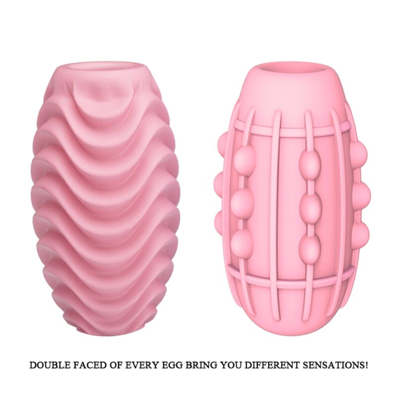 Pretty Love Pink Double Sided Masturbator Egg | Niks.fi verkkokauppa