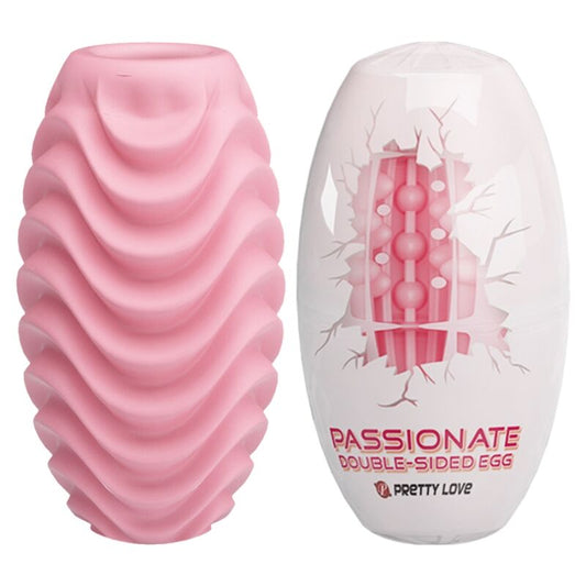 Pretty Love Pink Double Sided Masturbator Egg | Niks.fi verkkokauppa