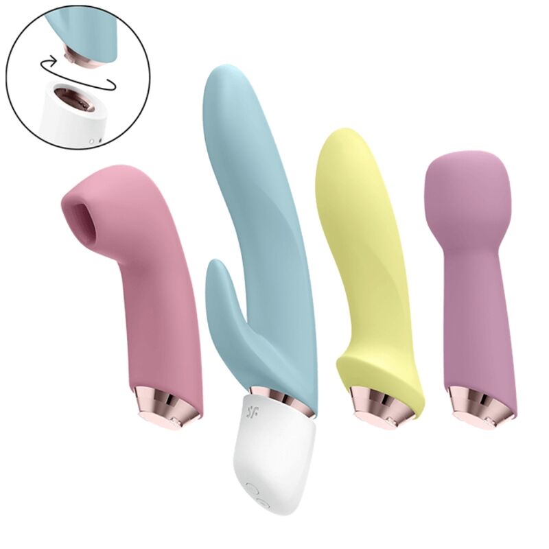 Satisfyer Marvelous Four Vibrator & Air Pulse Set | Niks.fi verkkokauppa