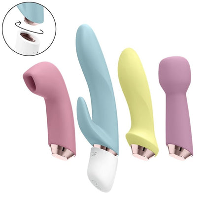 Satisfyer Marvelous Four Vibrator & Air Pulse Set | Niks.fi verkkokauppa