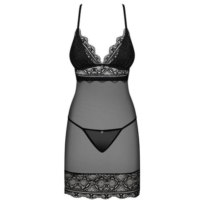 Obsessive Renelia Chemise And Tanga L/Xl | Niks.fi verkkokauppa