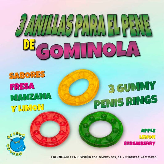 Diablo Picante 3 Gummy Rings | Niks.fi verkkokauppa