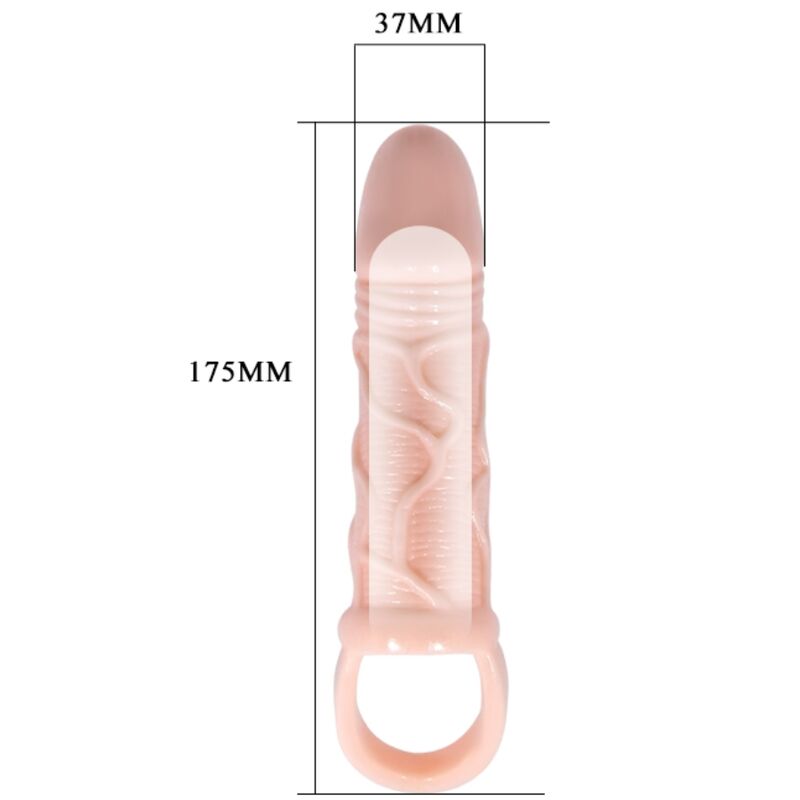 Baile Penis Extender Sheath With Strap For Testicles 13.5 Cm | Niks.fi verkkokauppa