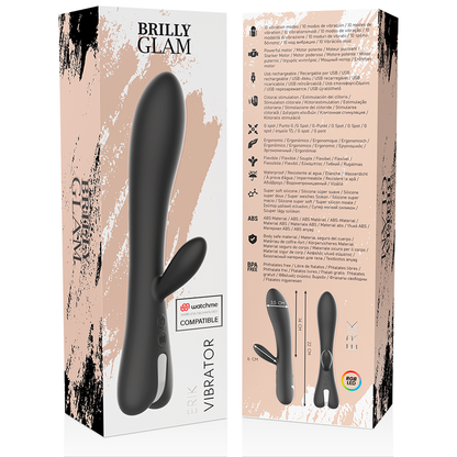 Brilly Glam Erik Vibrator Watchme Wireless Technology Compatible | Niks.fi verkkokauppa