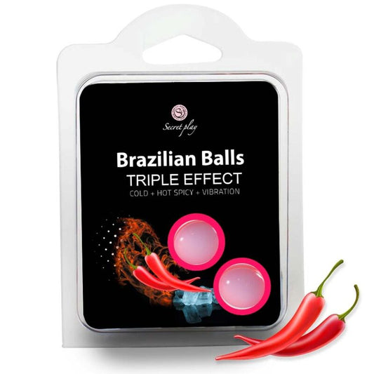 Secretplay Set 2 Brazilian Balls Triple Effect | Niks.fi verkkokauppa