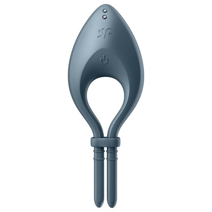Satisfyer Bullseye Ring Vibrator App Grey | Niks.fi verkkokauppa