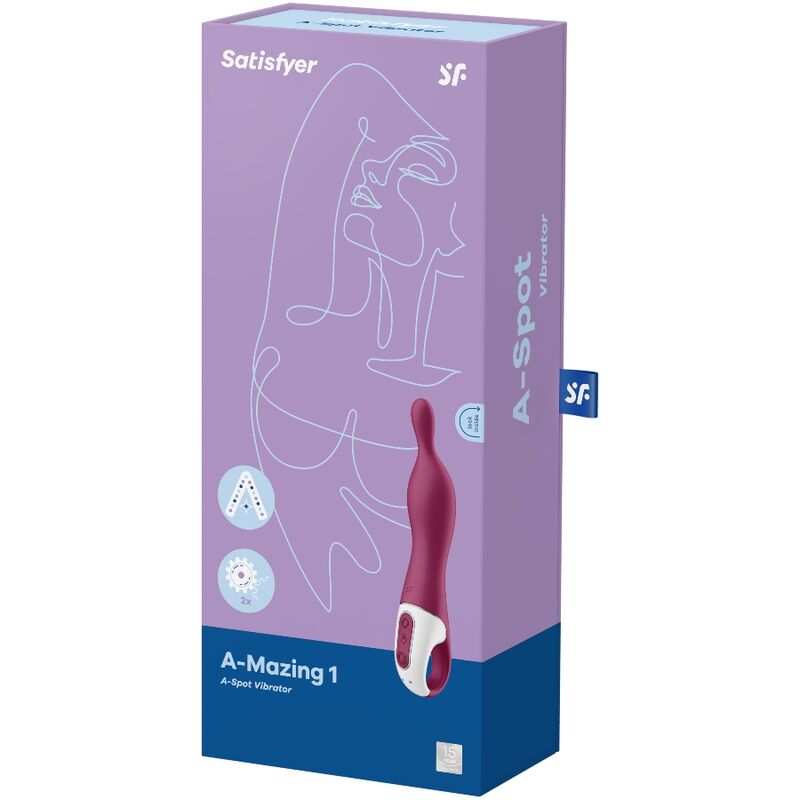 Satisfyer A-Mazing 1 A-Piste Vibraattori Marja | Niks.fi verkkokauppa
