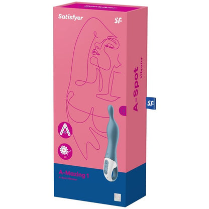 Satisfyer A-Mazing 1 A-Piste Vibraattori Sininen | Niks.fi verkkokauppa