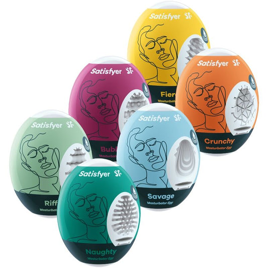 Satisfyer Masturbator Eggs 6 Units Set | Niks.fi verkkokauppa