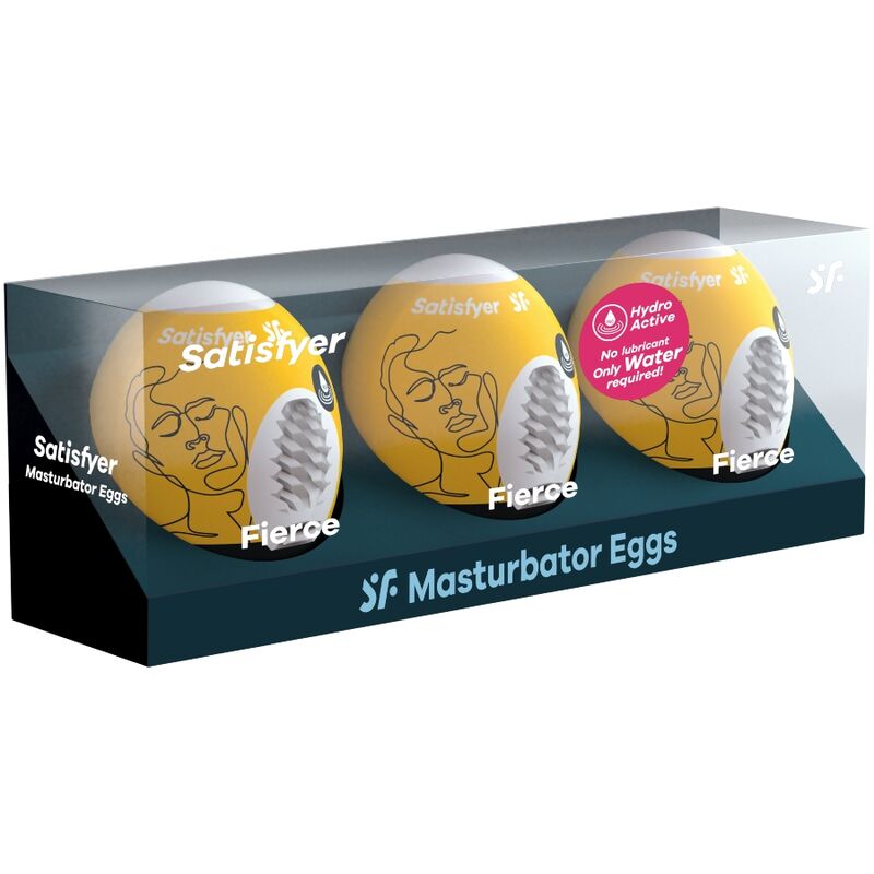 Satisfyer 3 Masturbator Eggs Fierce | Niks.fi verkkokauppa