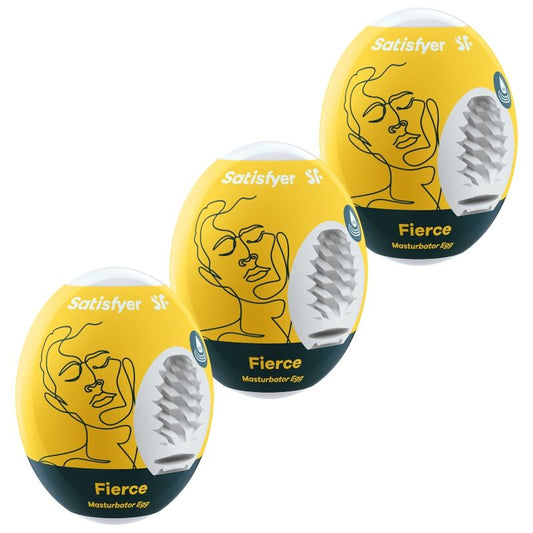 Satisfyer 3 Masturbator Eggs Fierce | Niks.fi verkkokauppa