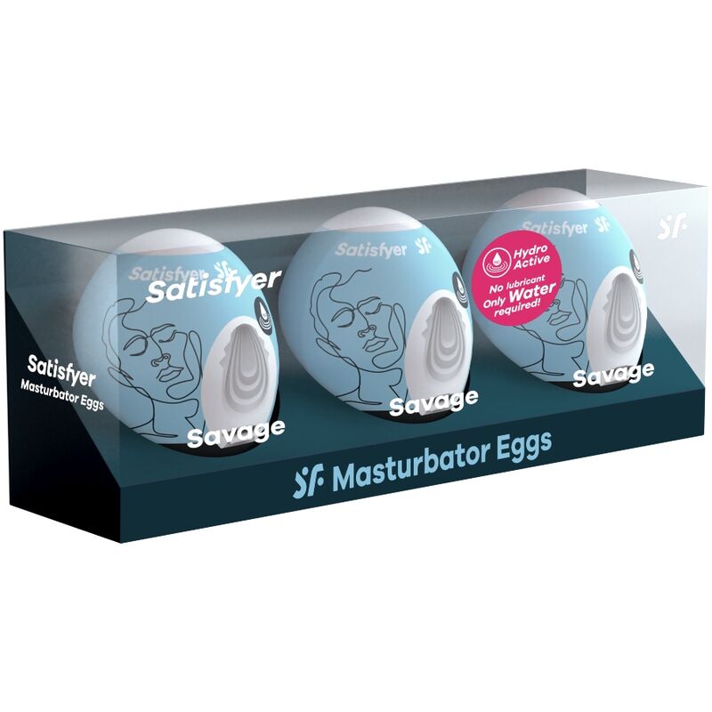 Satisfyer 3 Masturbator Eggs Savage | Niks.fi verkkokauppa
