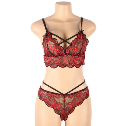 Subblime Set Two Pieces Set Lace Top And Panties S/M | Niks.fi verkkokauppa