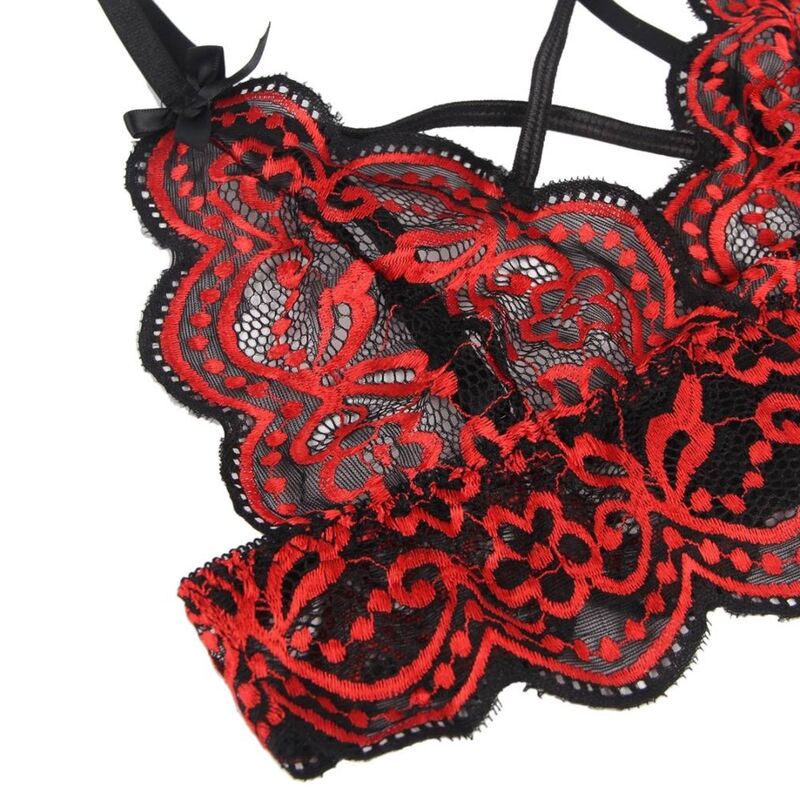 Subblime Set Two Pieces Set Lace Top And Panties S/M | Niks.fi verkkokauppa