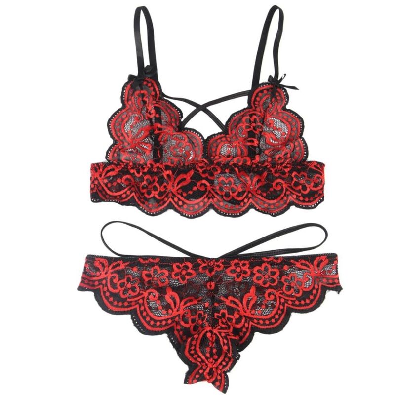 Subblime Set Two Pieces Set Lace Top And Panties S/M | Niks.fi verkkokauppa