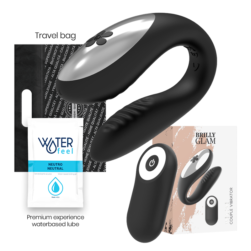 Brilly Glam We Love For Partners Black Remote Control | Niks.fi verkkokauppa