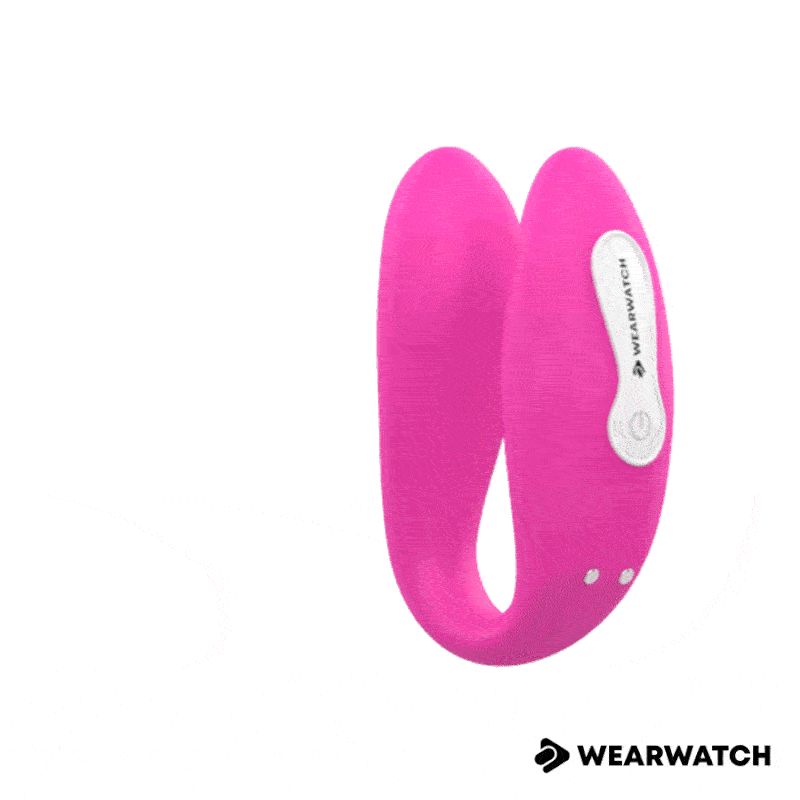 Wearwatch Watchme Dual Technology Vibrator Fuchsia/Azabache | Niks.fi verkkokauppa