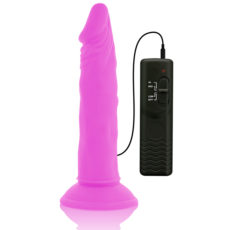 Diversia Flexible Vibrating Dildo Purple 23 Cm -O 4.3 Cm | Niks.fi verkkokauppa