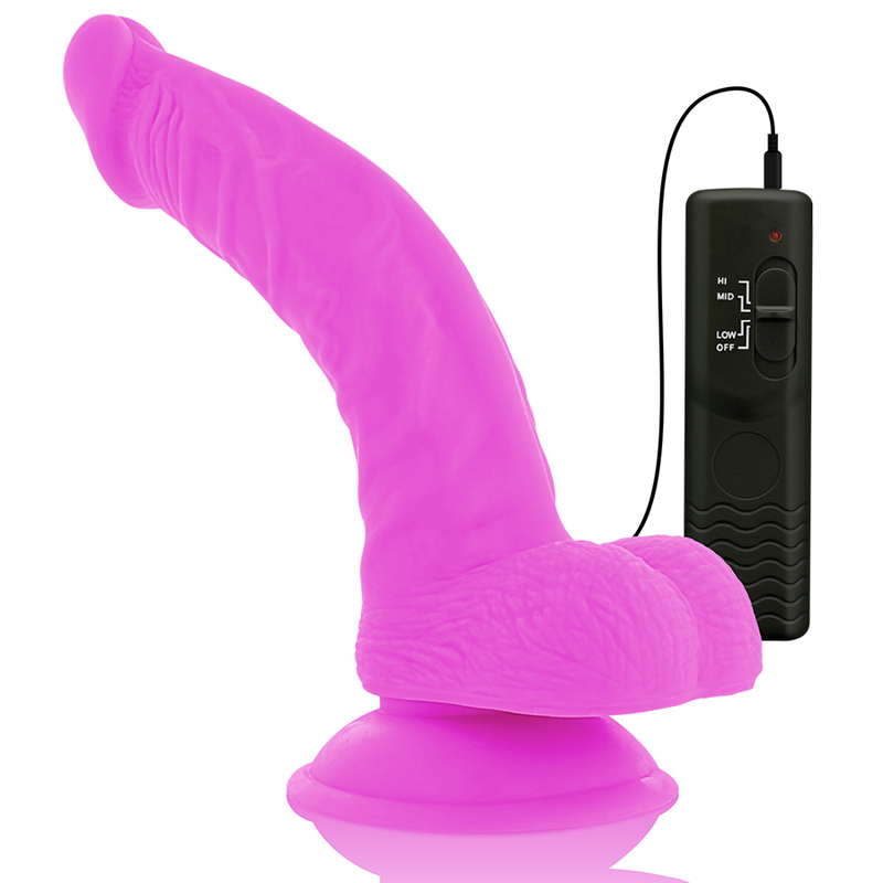 Diversia Flexible Vibrating Dildo Purple 21.5 Cm -O 4.5 Cm | Niks.fi verkkokauppa
