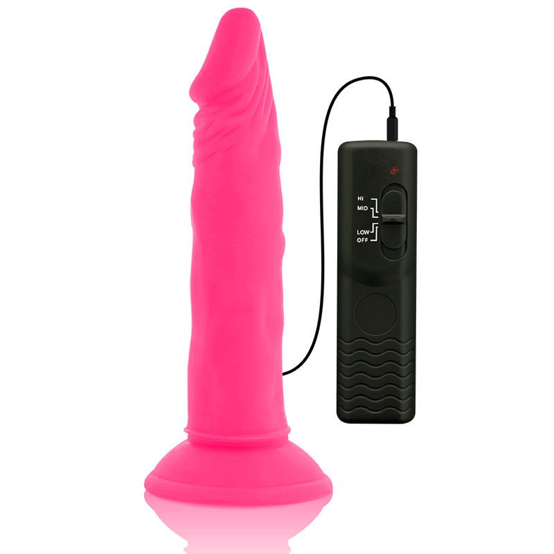 Diversia Flexible Vibrating Dildo Pink 23 Cm -O 4.3 Cm | Niks.fi verkkokauppa