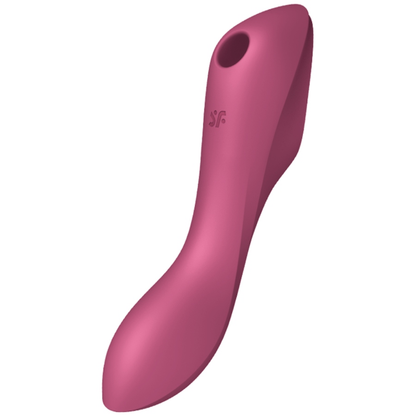 Satisfyer Curvy Trinity 3 Air Pulse Vibrator Red | Niks.fi verkkokauppa