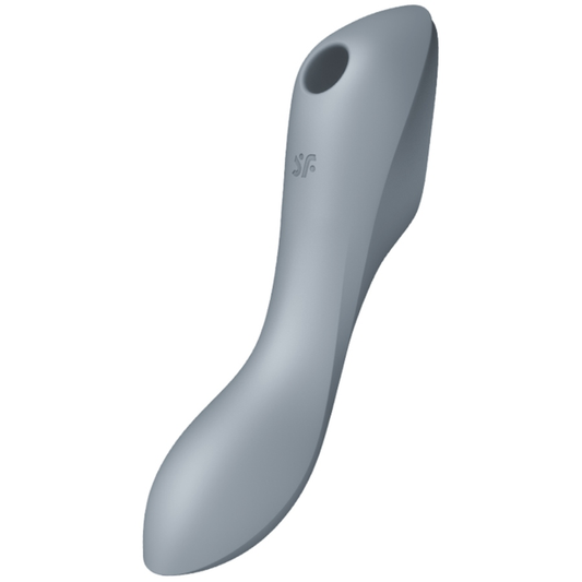Satisfyer Curvy Trinity 3 Air Pulse Vibrator Grey | Niks.fi verkkokauppa