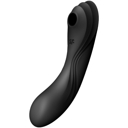 Satisfyer Curvy Trinity 4 Air Pulse Vibrator Black | Niks.fi verkkokauppa